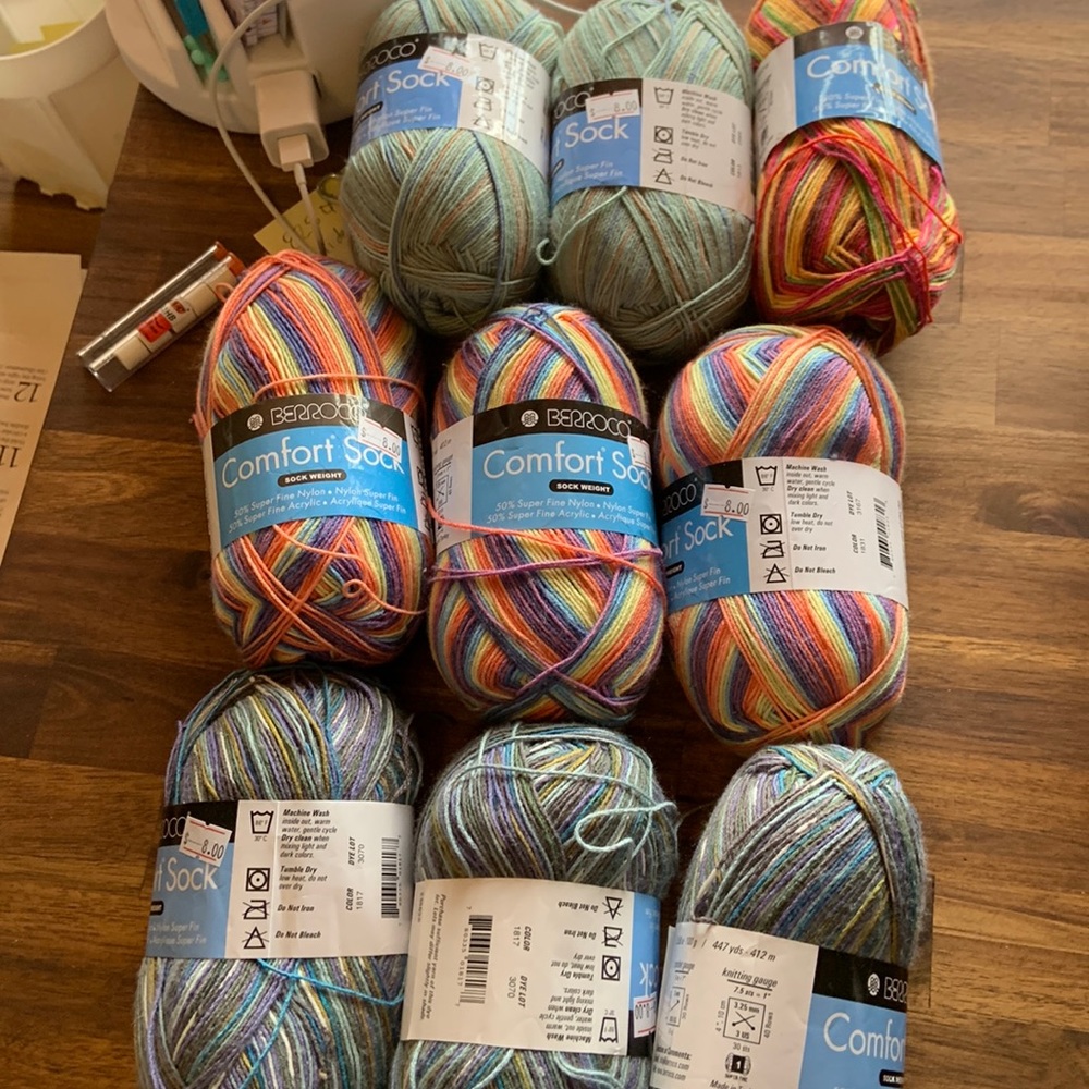 Berroco comfort sock yarn